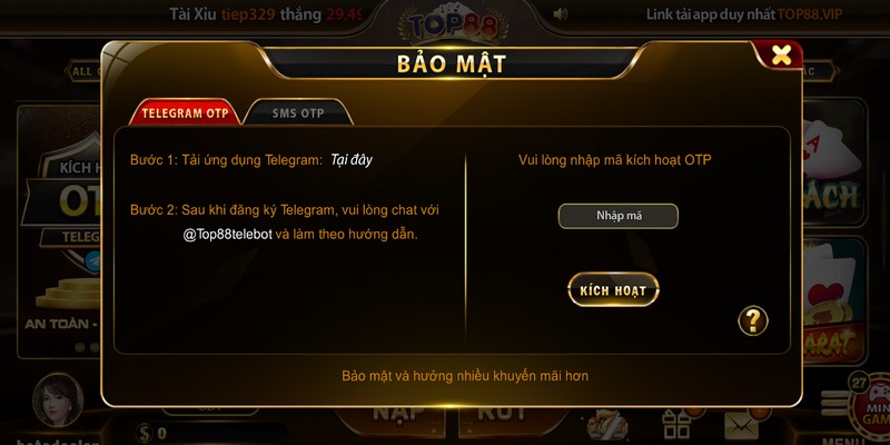 Lưu ý khi đăng ký và đăng nhập Top88